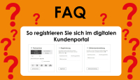 So registrieren Sie sich im digitalen Kundenportal